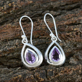Yuna Minimalist Purple Dangle Earrings for Everyday Glam